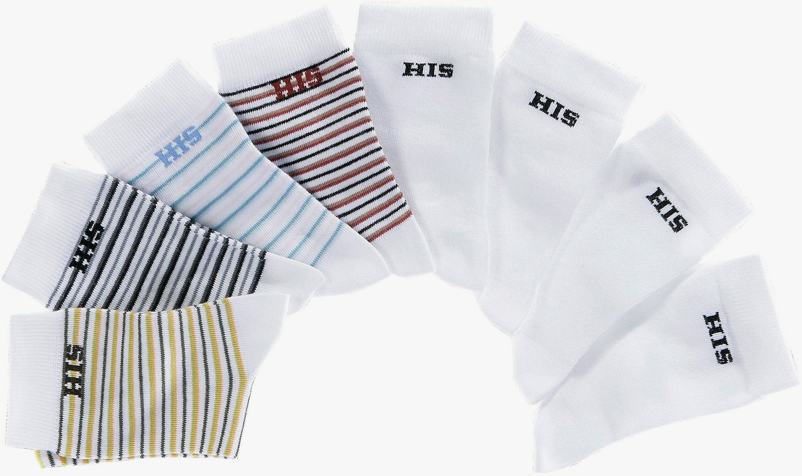 H.I.S Socken - bunt-weiss