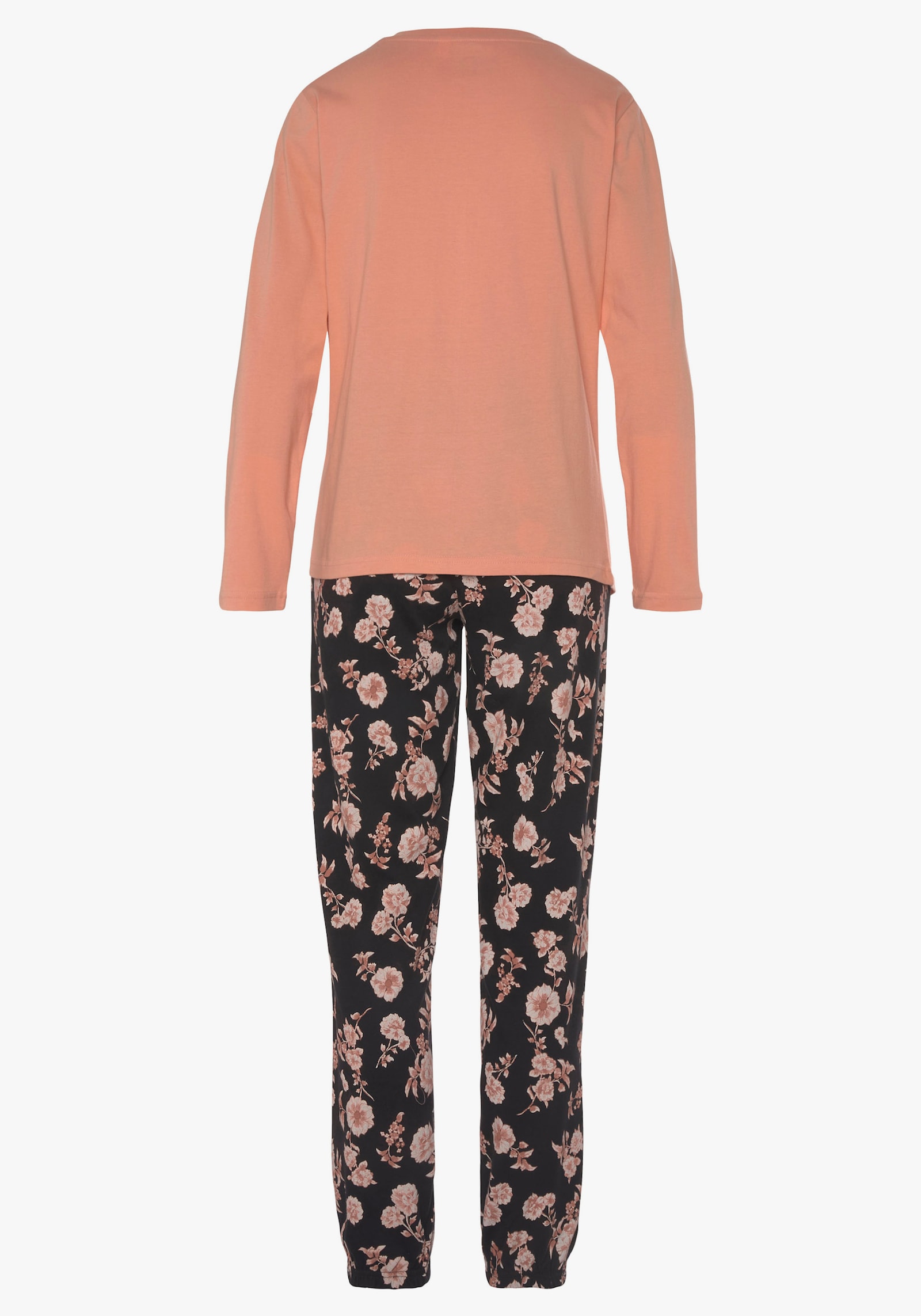 Vivance Dreams Pyjama - schwarz-gemustert