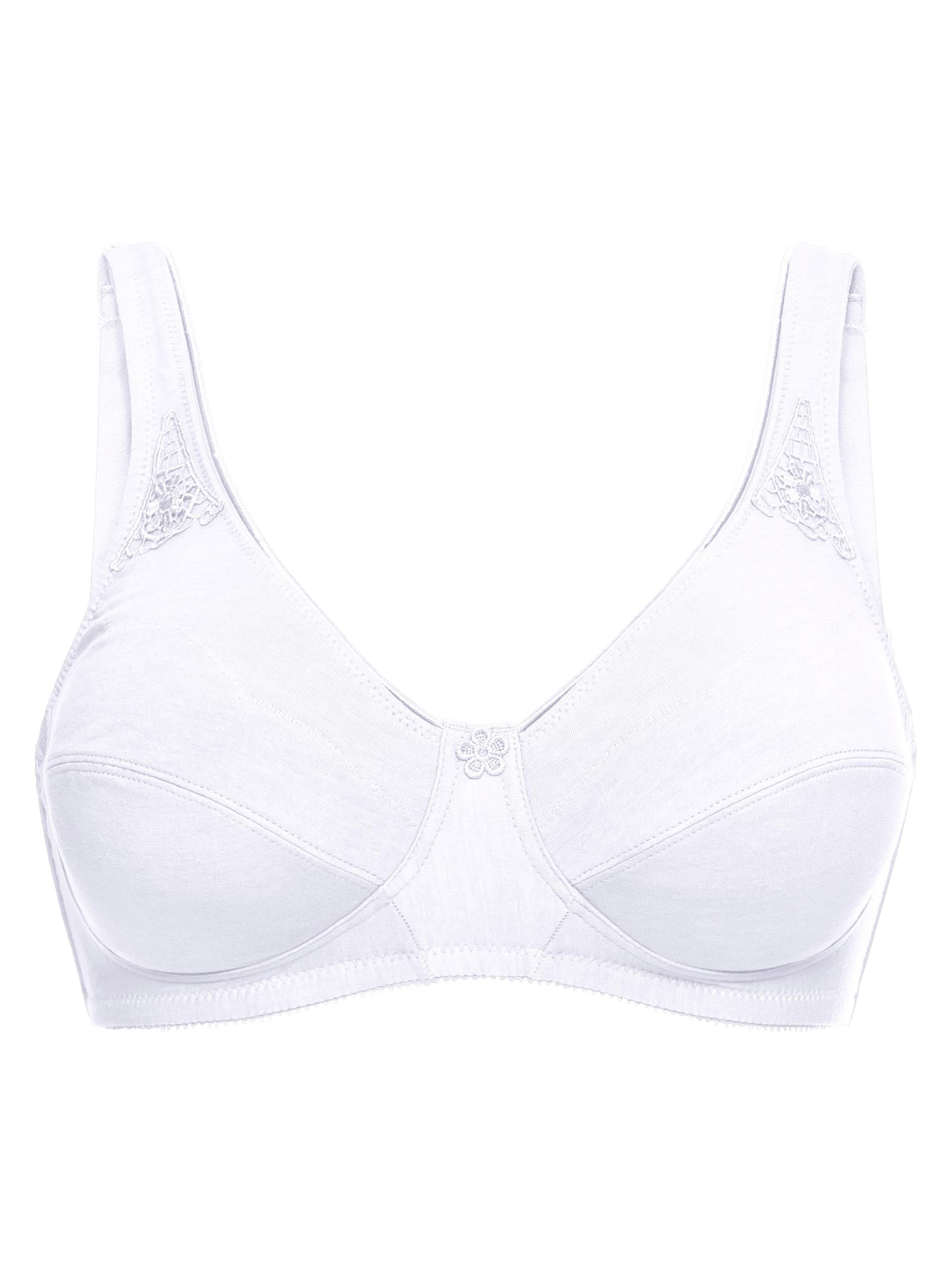 wäschepur BH ohne Bügel - weiß