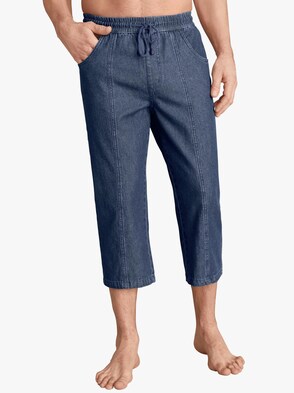 3/4-Hose - blue-stone-washed