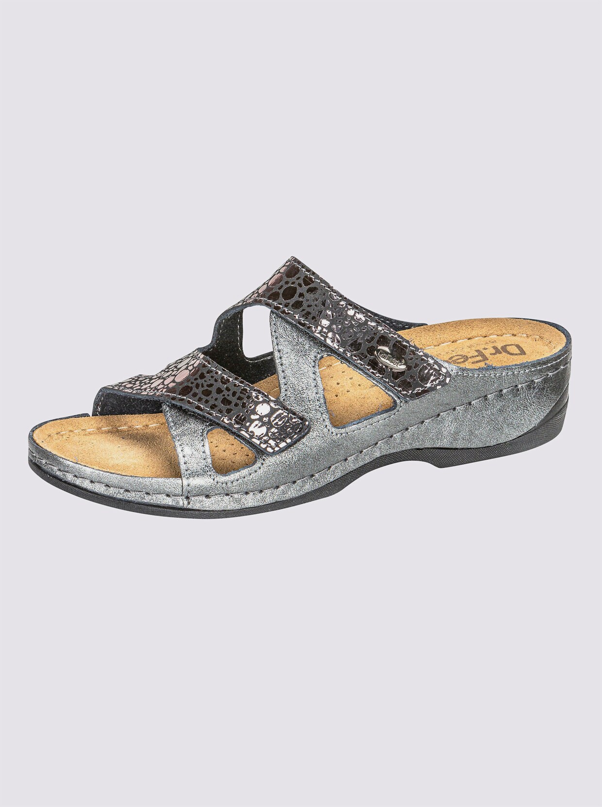 Dr. Feet Pantolette - anthrazit