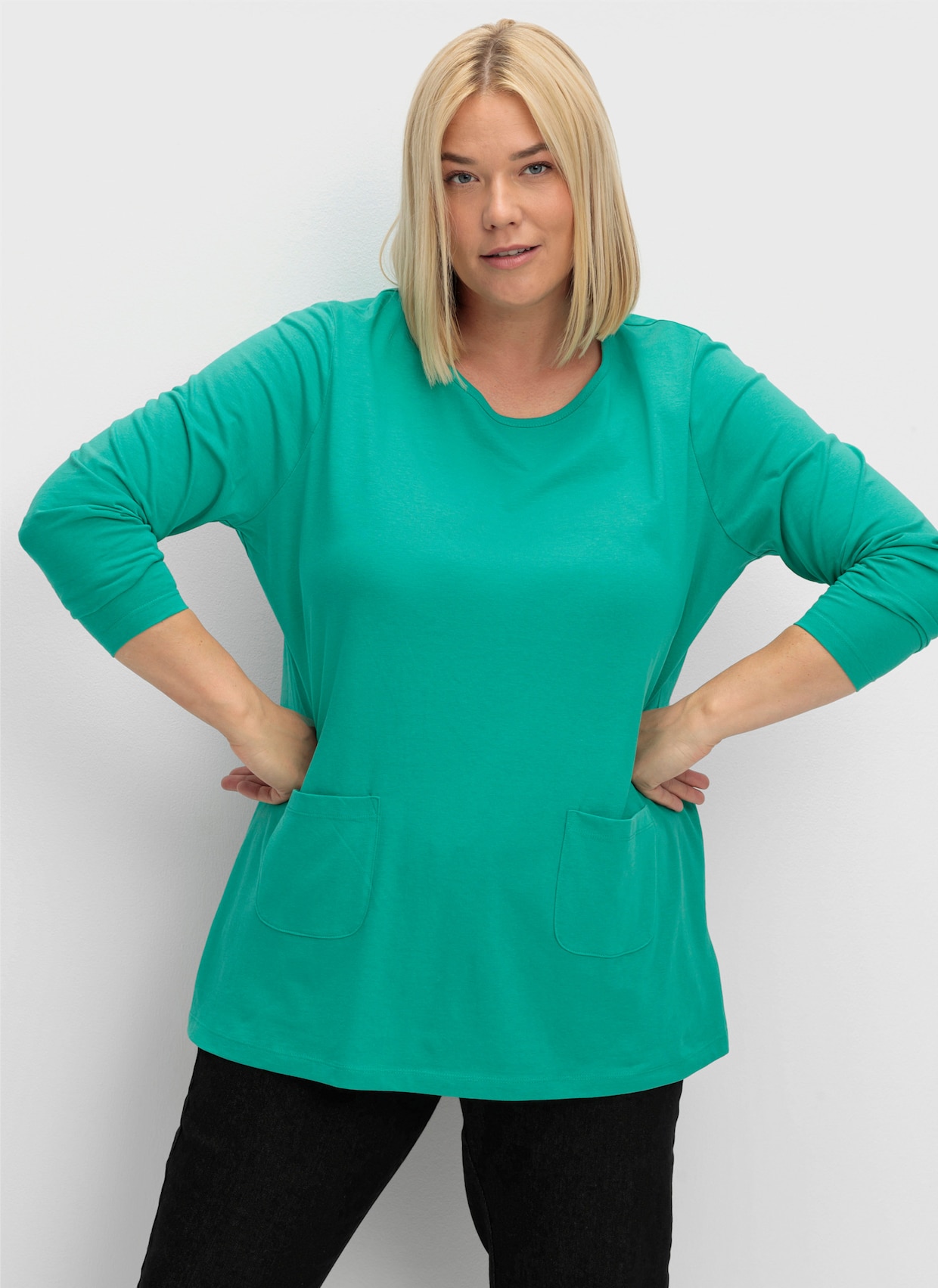 Longshirt - smaragd