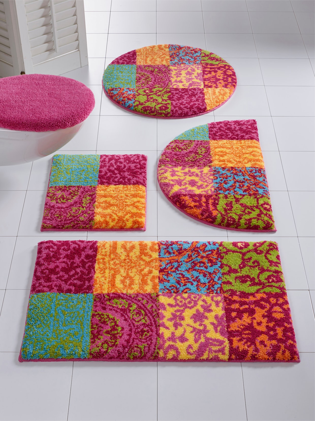 Grund Tapis de bain - fuchsia