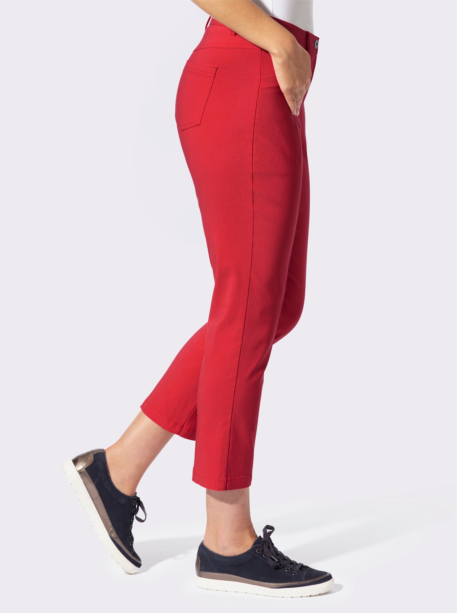 7/8-Hose mit rückwärtigem Dehnbund - erdbeere