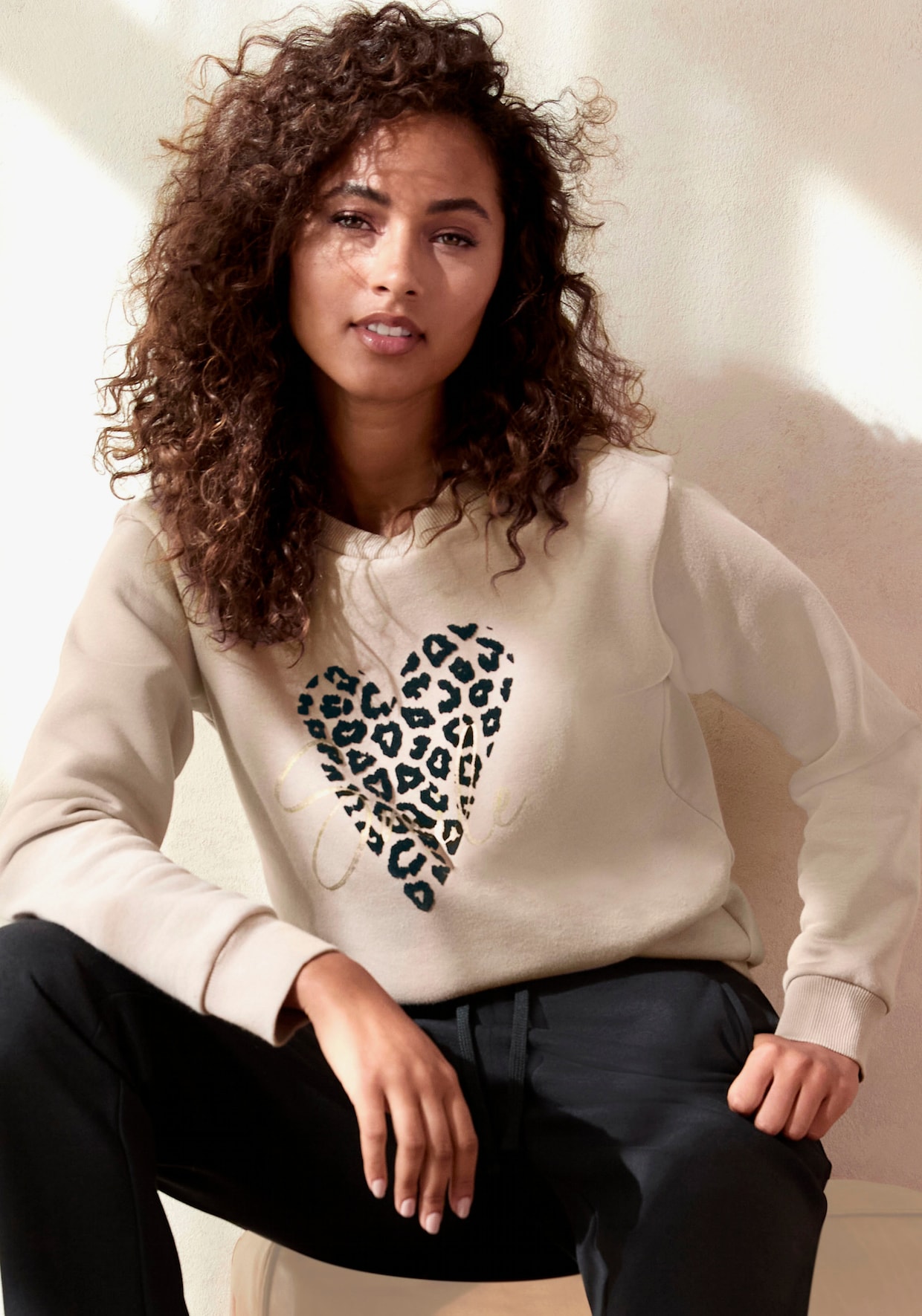 LASCANA Sweatshirt - sand