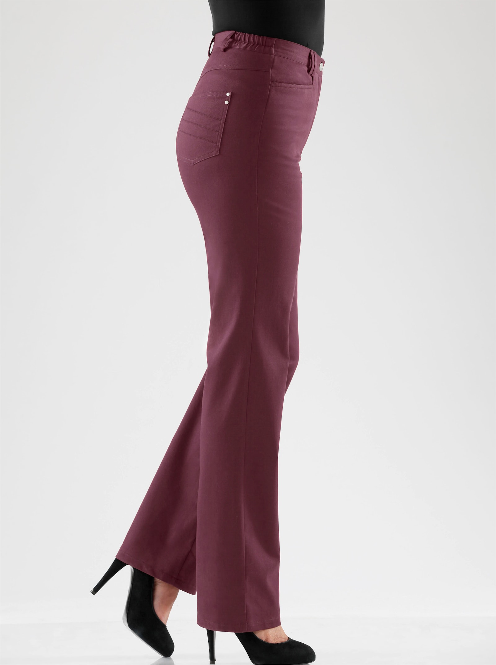 Cosma Funktionshose schmutzabweisend und knitterarm - bordeaux