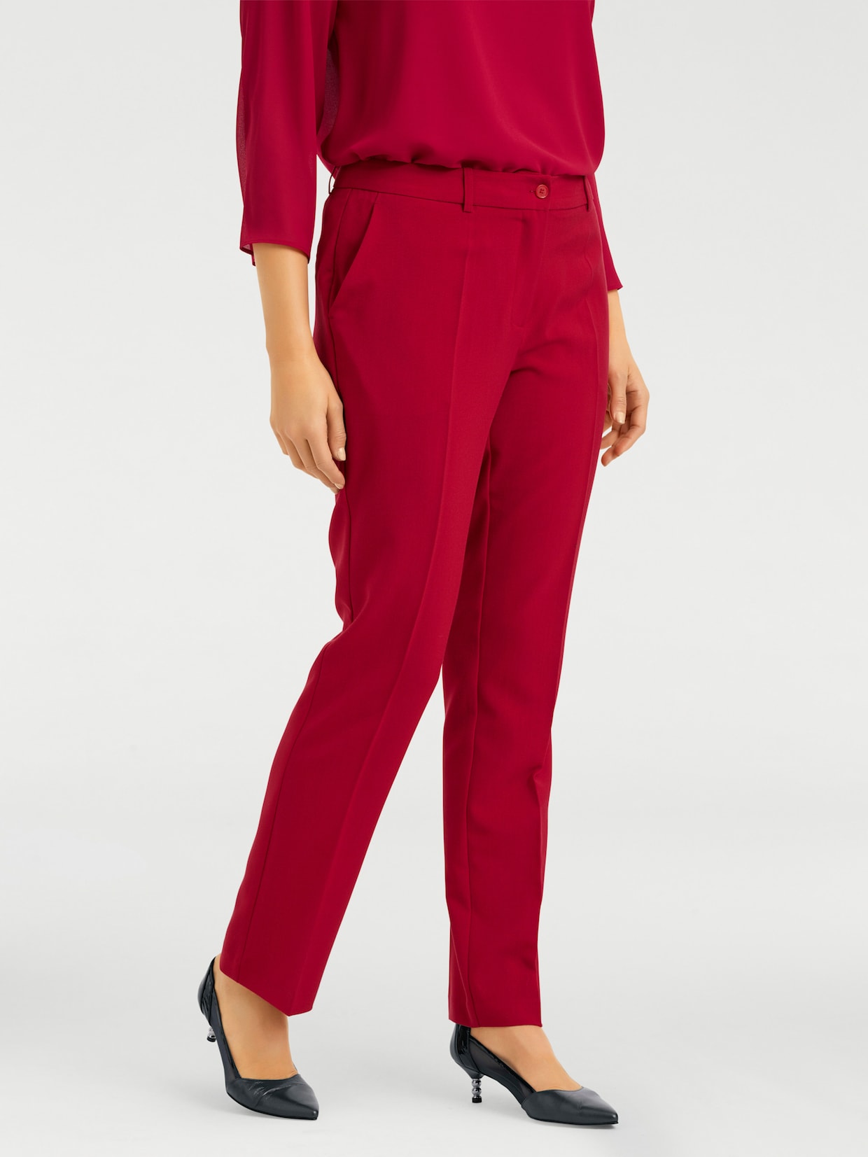 heine Tailleur pantalon - rouge