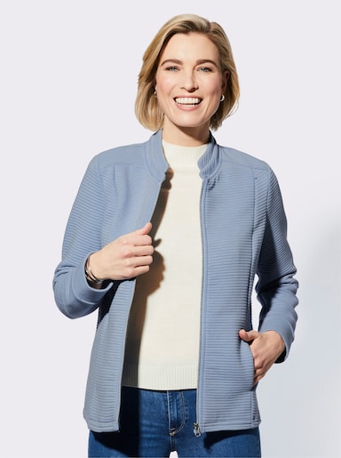 Shirtjacke - bleu-meliert