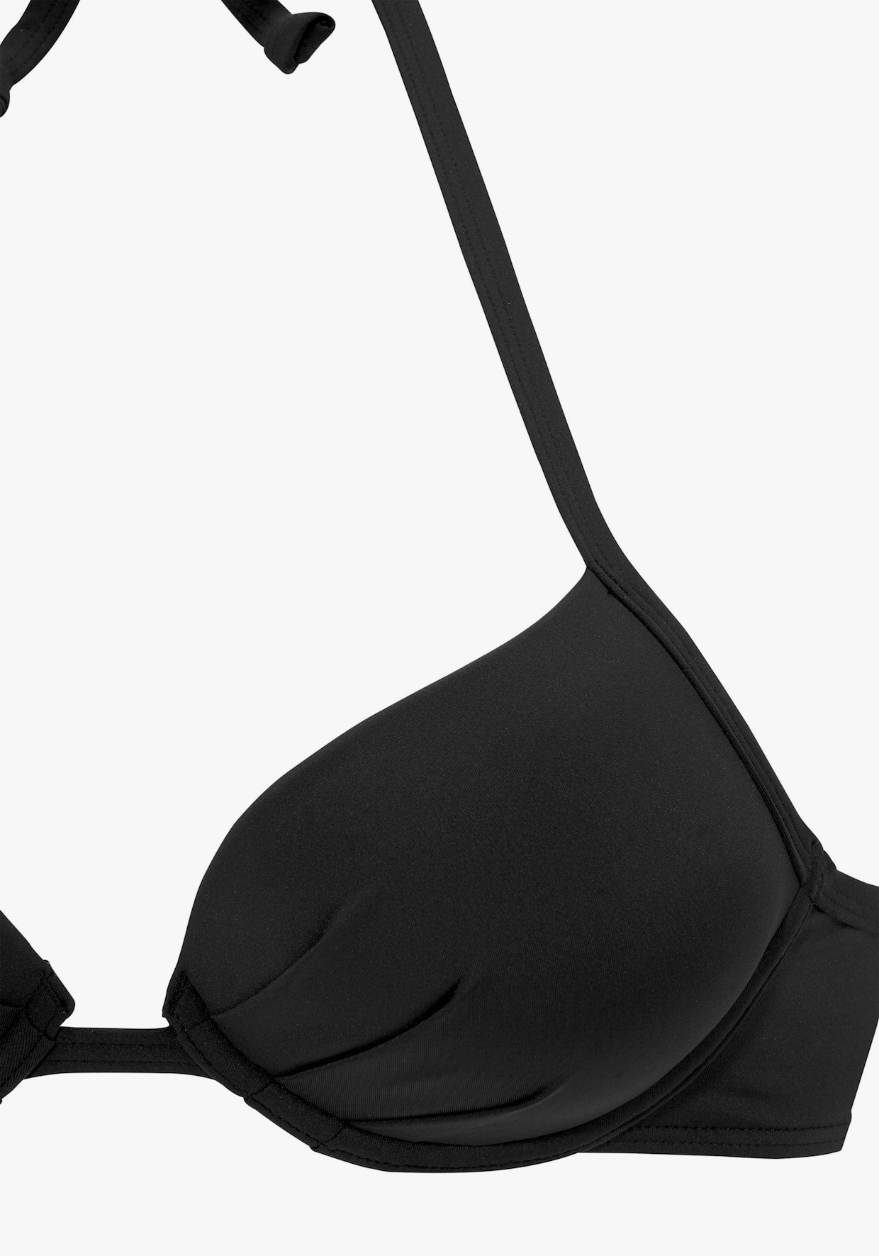 s.Oliver Haut de bikini push-up - noir