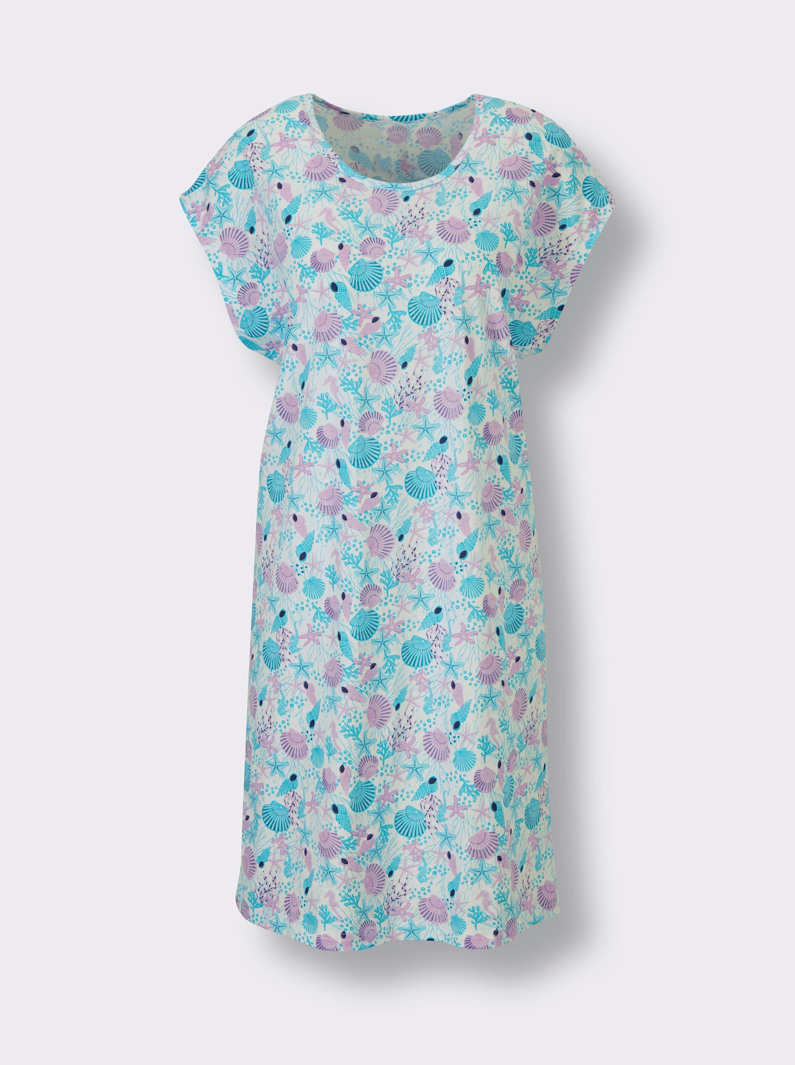 feel good Sommerkleid - marine-bedruckt + weiß-bedruckt