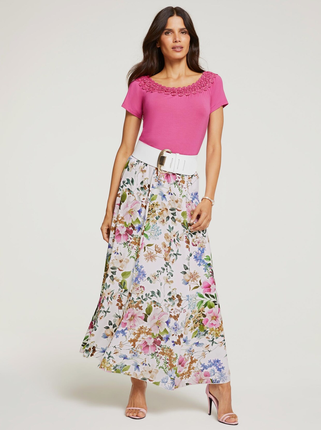 Ashley Brooke Shirt - fuchsia