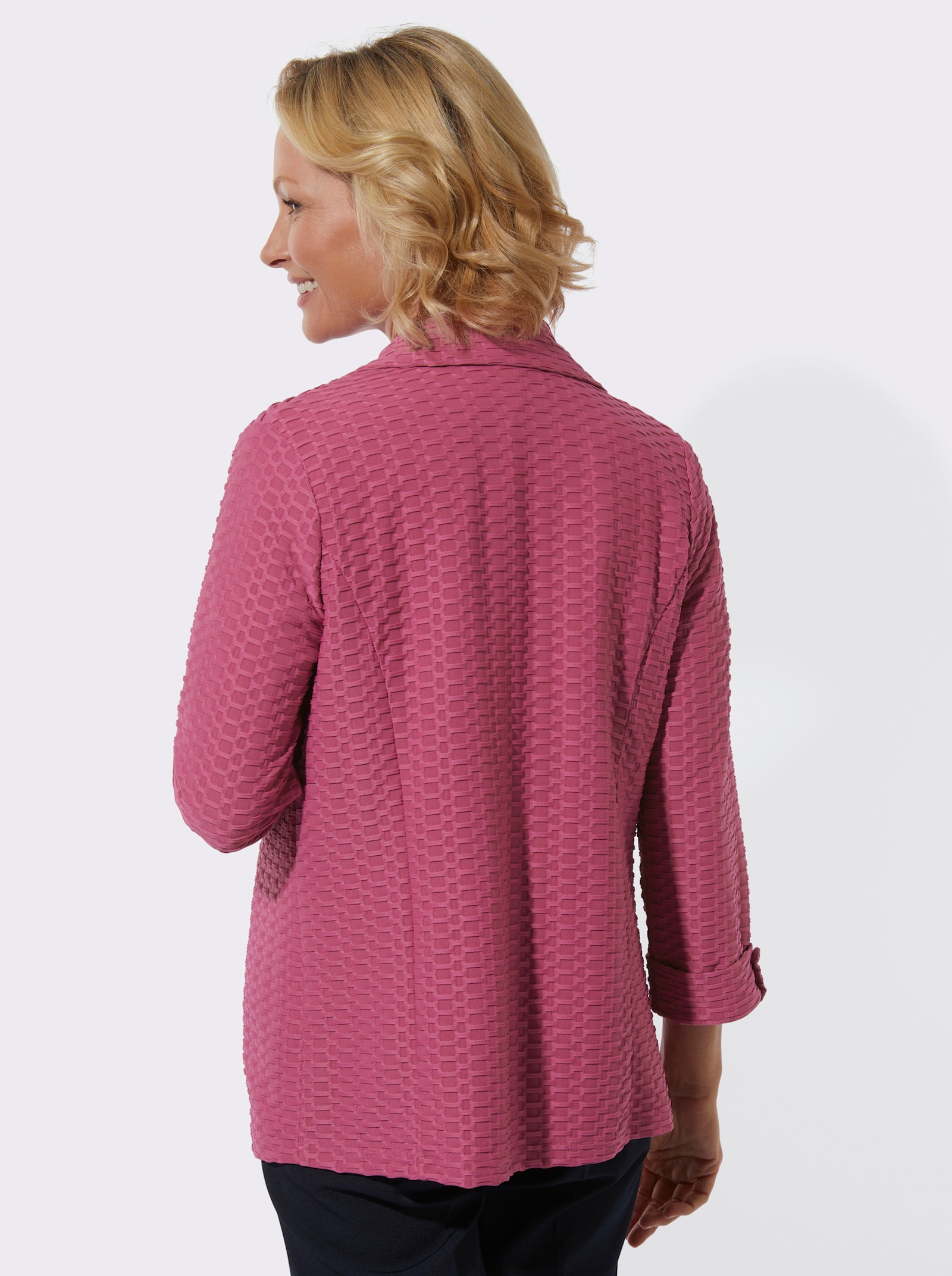 Shirtjacke in pflegeleichter Struktur-Qualität - erika