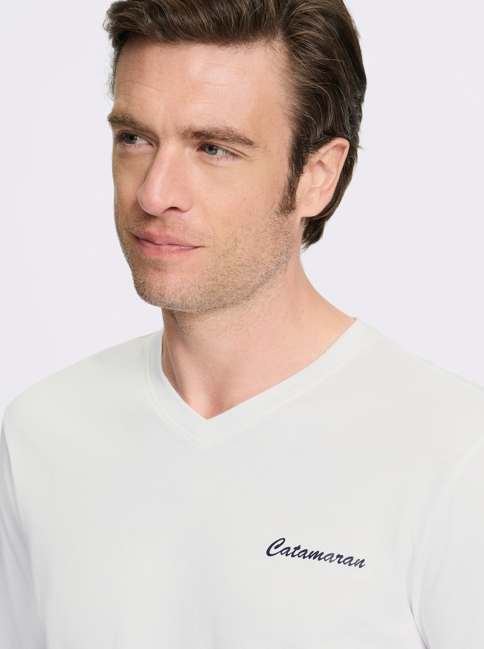 Catamaran Langarmshirt - schwarz + weiß