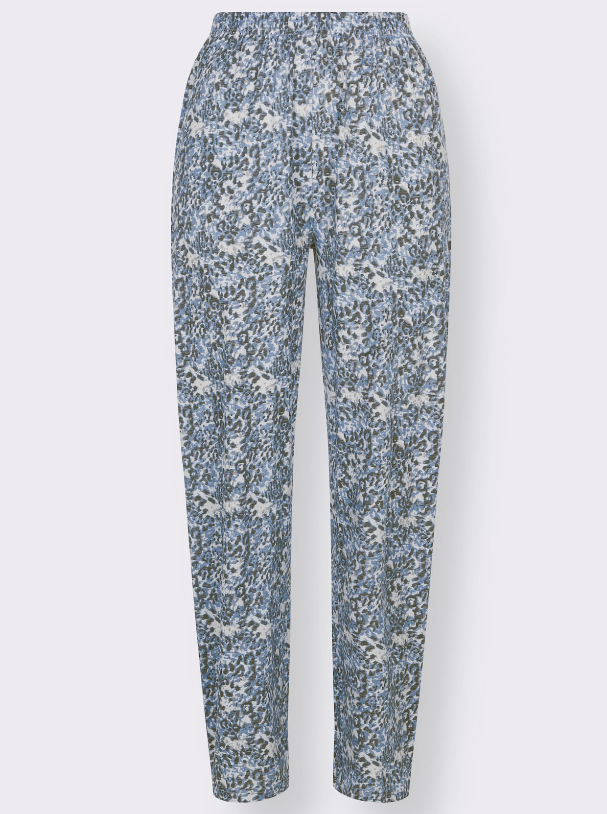wäschepur Pyjamas - blå-grå, tryckt