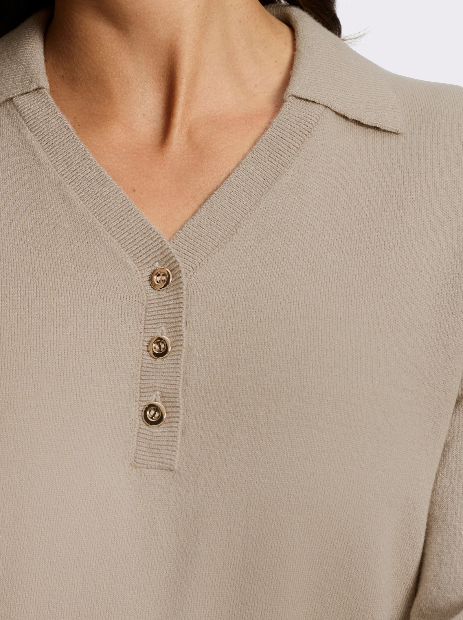 Polopullover - sesam