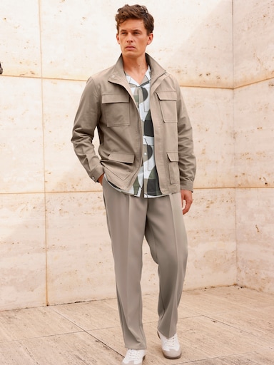 Marco Donati Jacke im Baumwoll-Lyocell-Mix - sesam