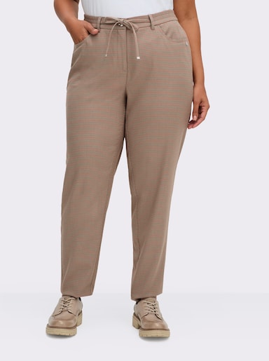 sheego Schlupfhose - schlamm-gemustert