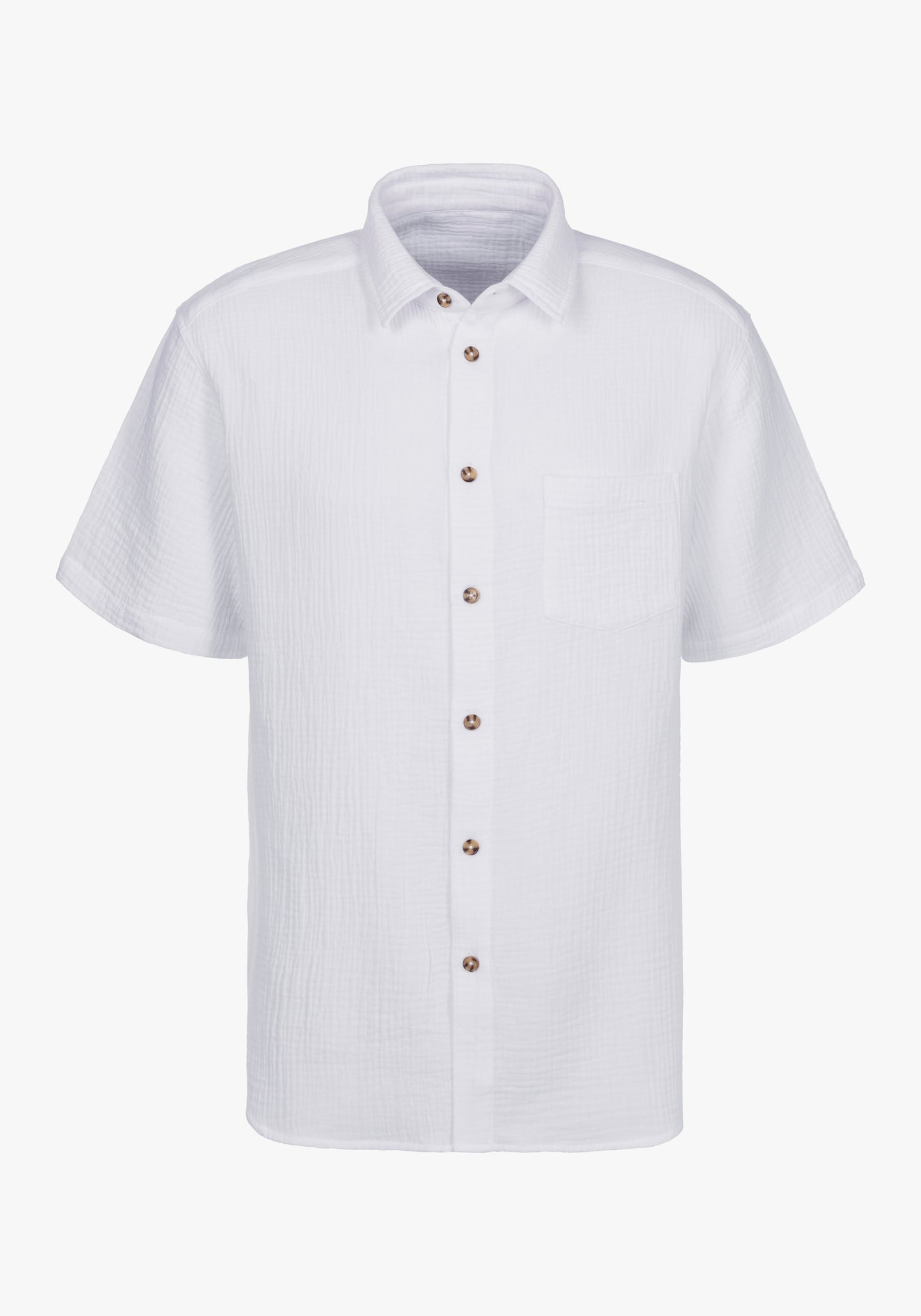 Beachtime Kurzarmhemd - weiss