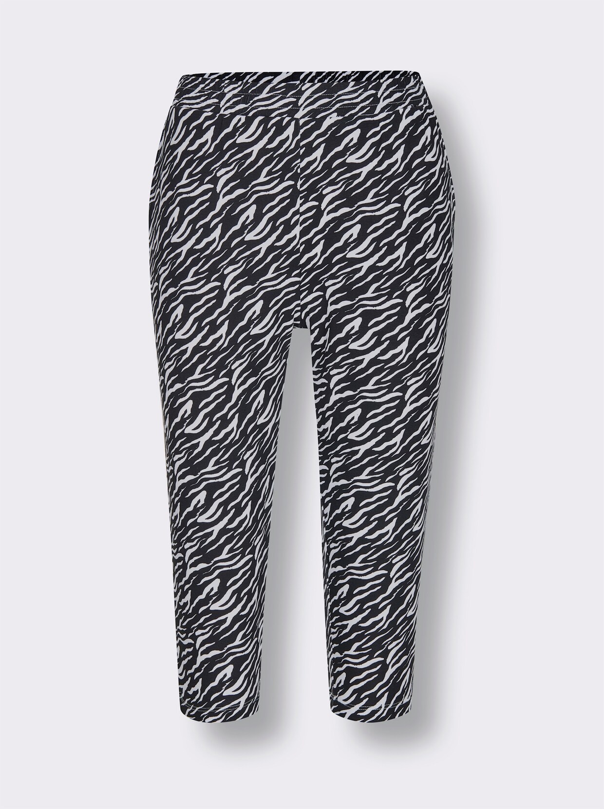 feel good Capri-Hose - schwarz-weiß