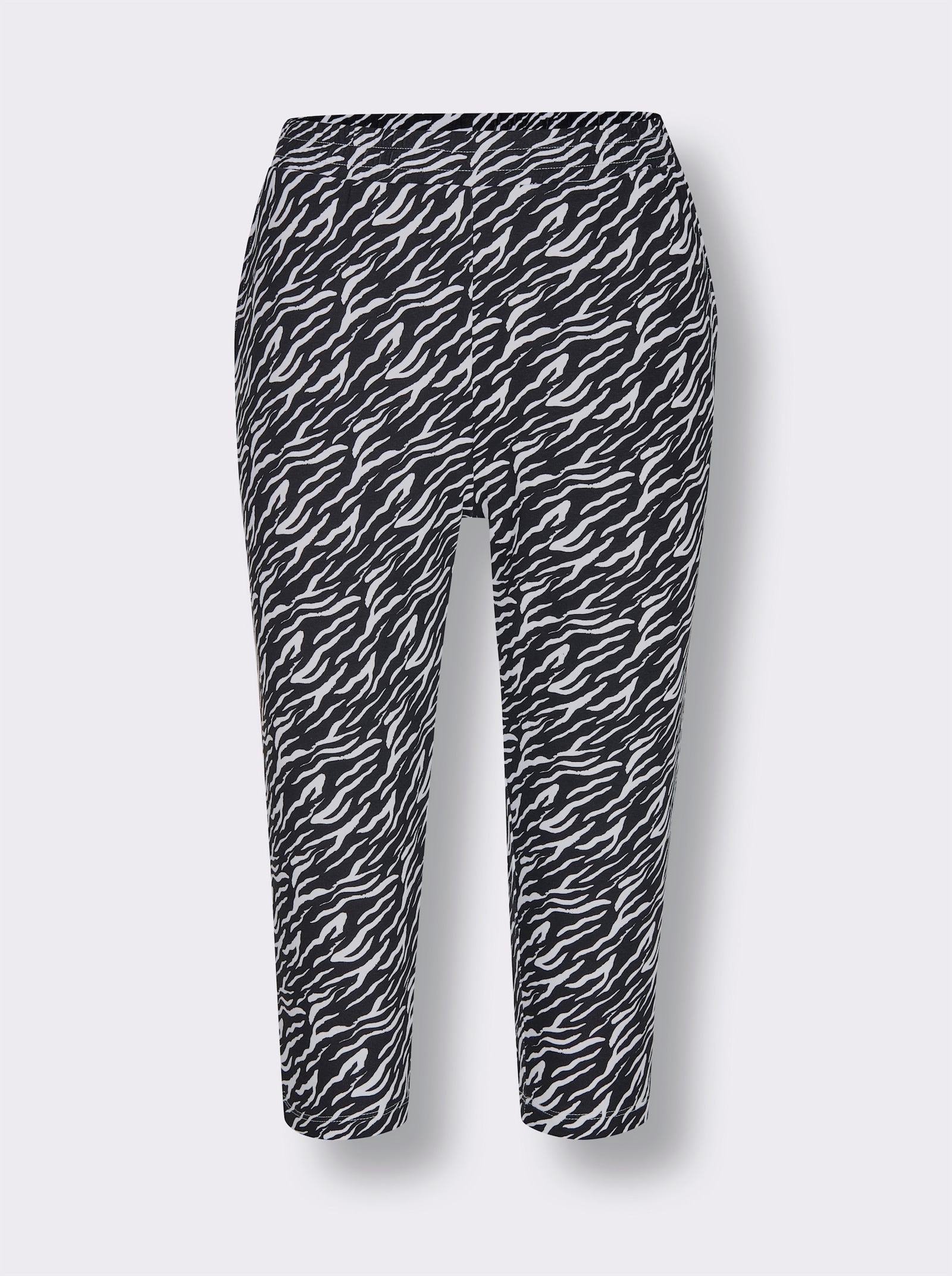 feel good Capri-Hose - schwarz-weiss