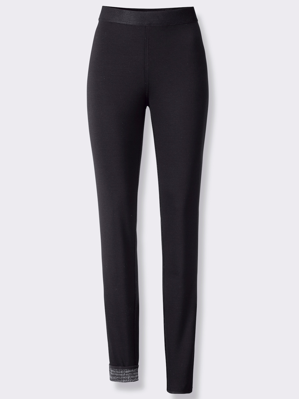 Stehmann Comfort line Broek - zwart/grijs geprint