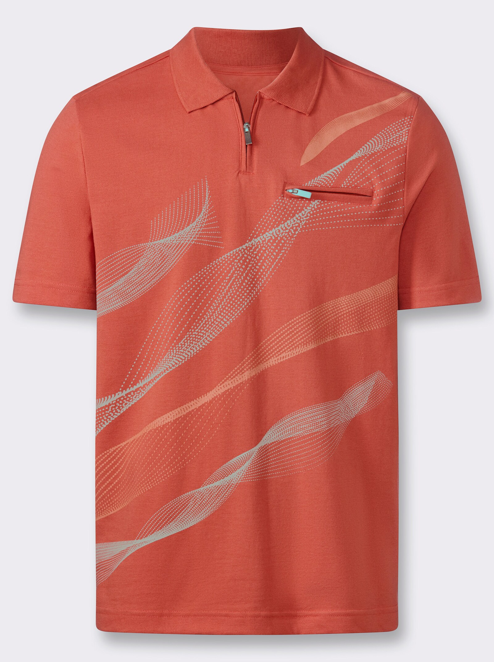 Catamaran Sports Funktionsshirt in Pikee-Qualität - terra