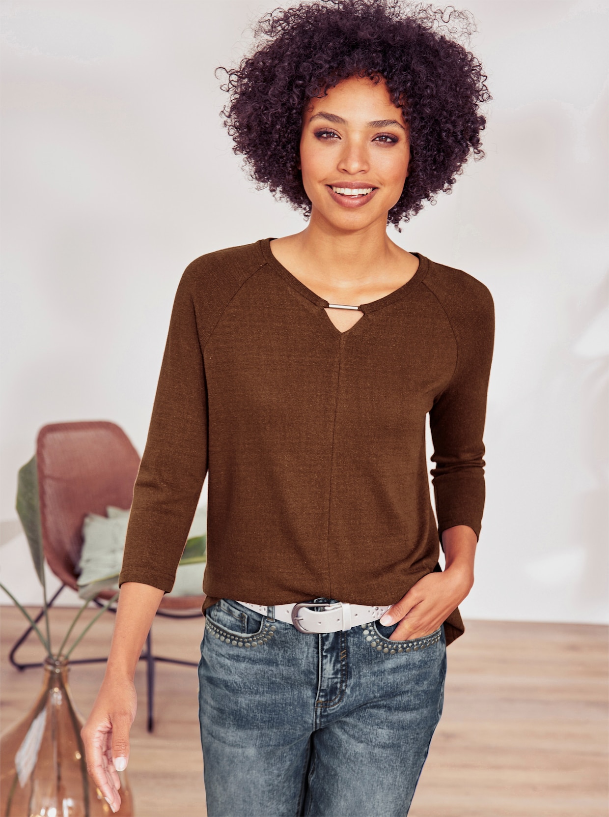 heine Shirt - braun