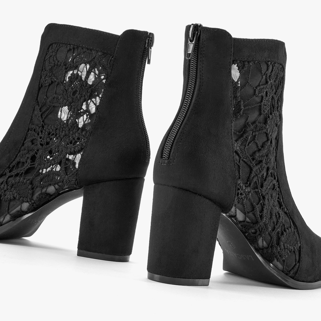 LASCANA High-Heel-Stiefelette - schwarz