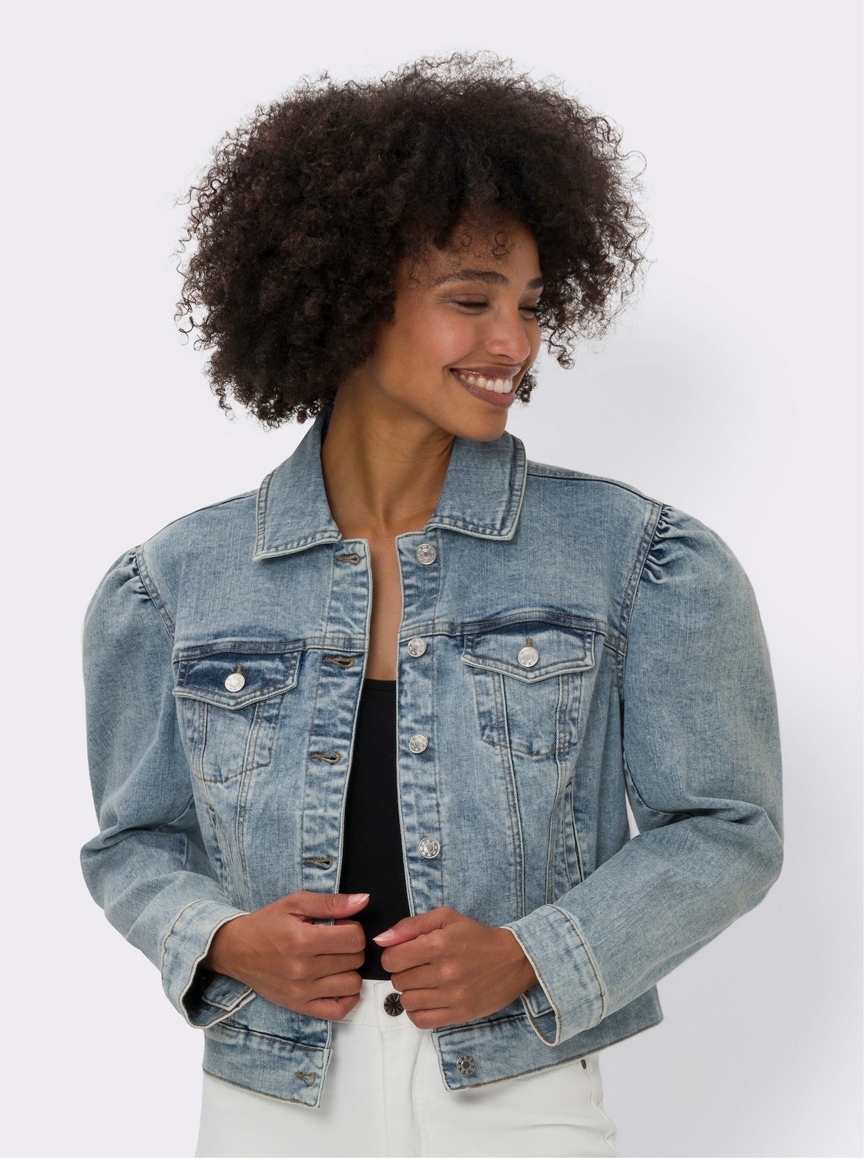 heine Jeansjacke - blue-bleached