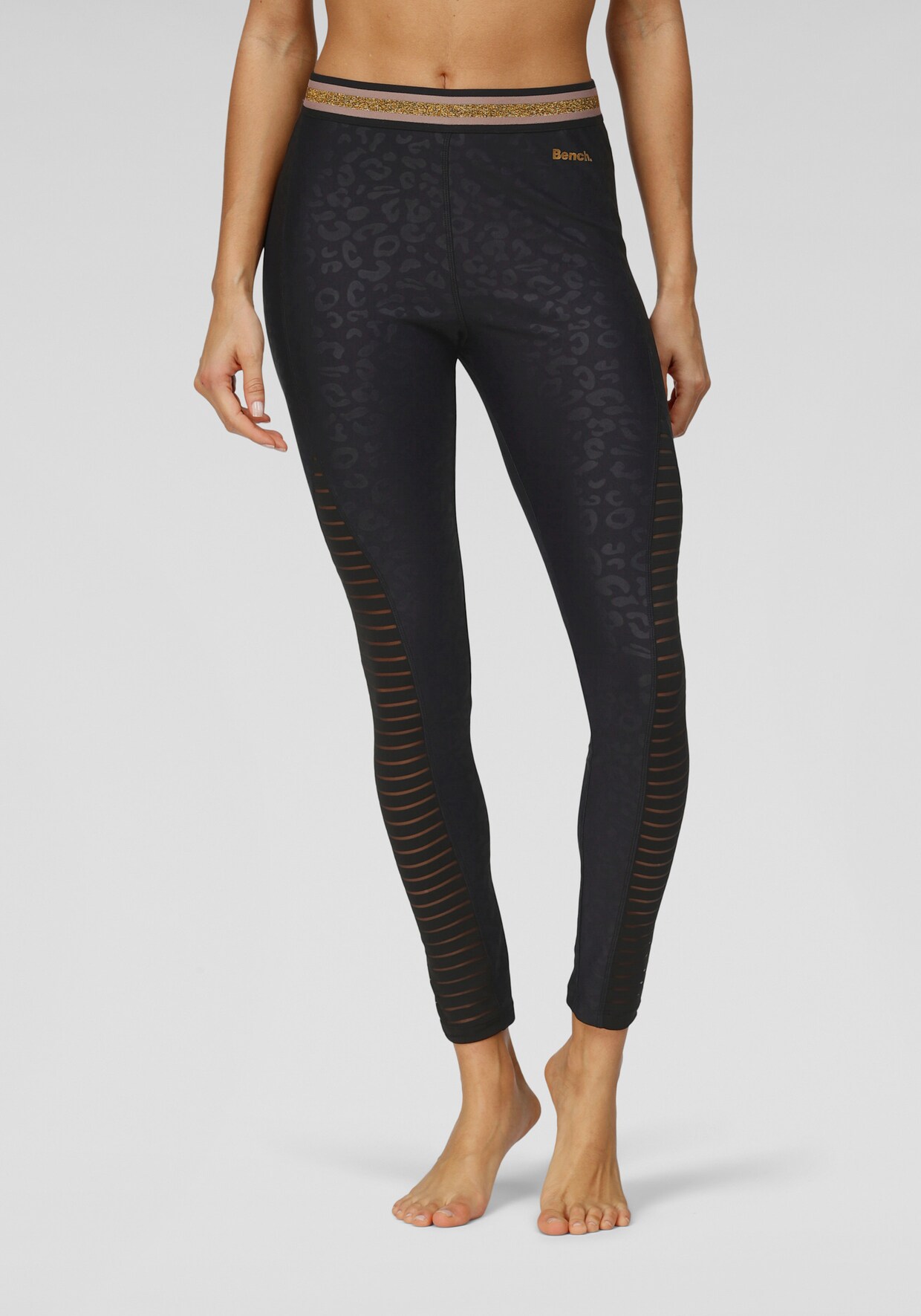 Bench. Leggings - schwarz-leo