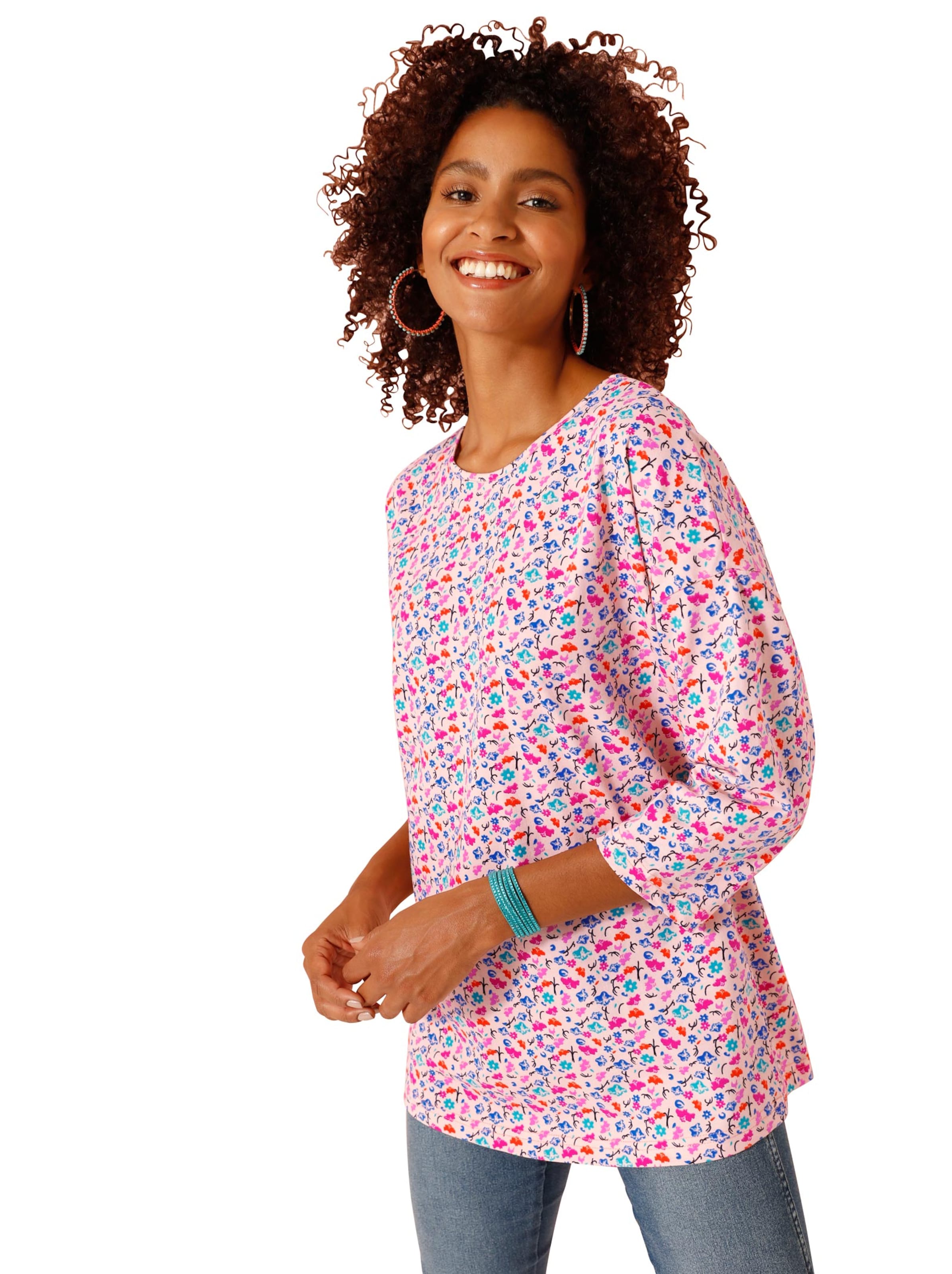 Shirt - rosé-bedruckt