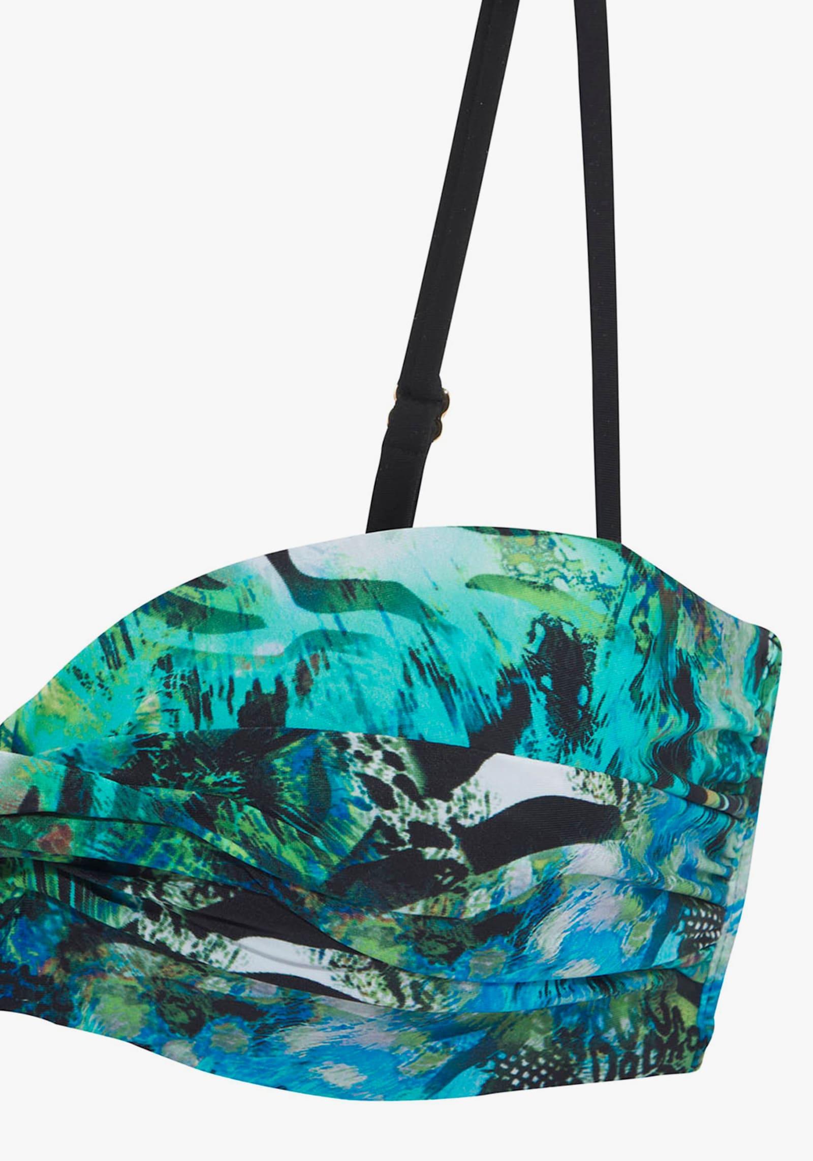 Vivance Maillot de bain bandeau à armatures - turquoise imprimé