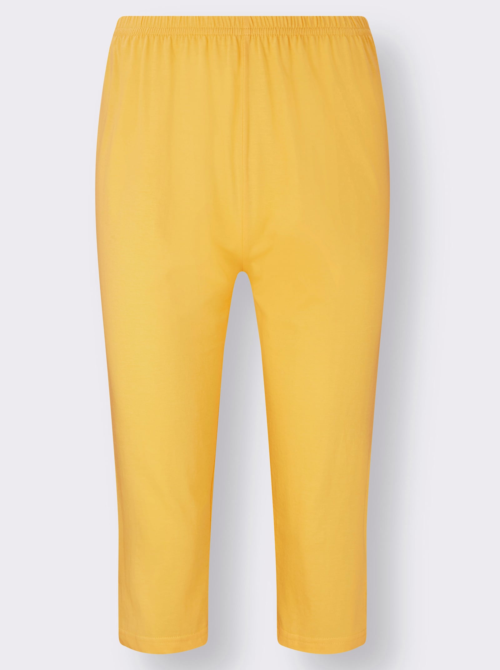 Comtessa Capri-pyjama’s van single-jersey - geel + geel gestreept