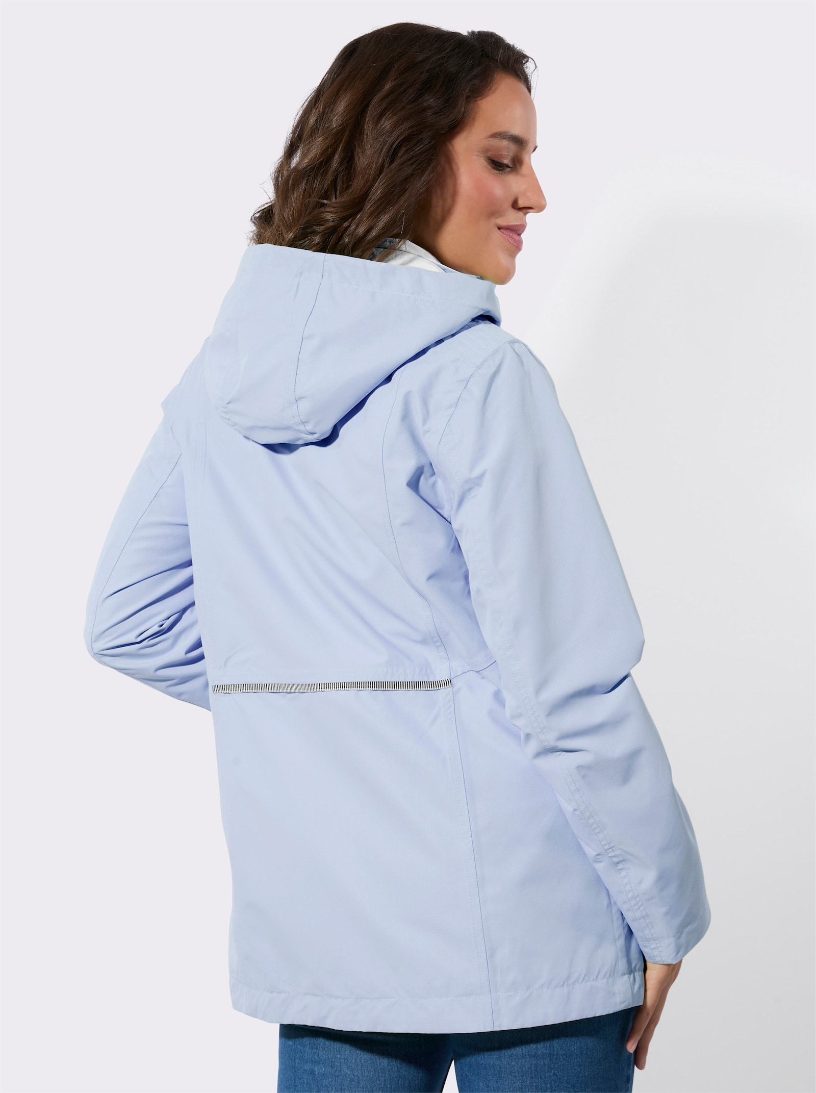 Funktionsjacke für die Übergangszeit - hellblau