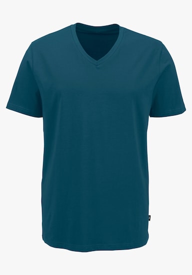 Bruno Banani T-Shirt - petrol, navy, grau-meliert