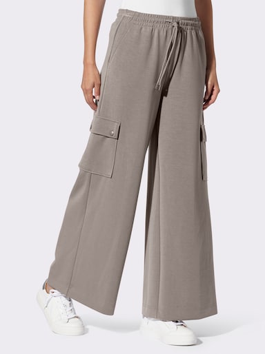 heine Jerseybroek - taupe