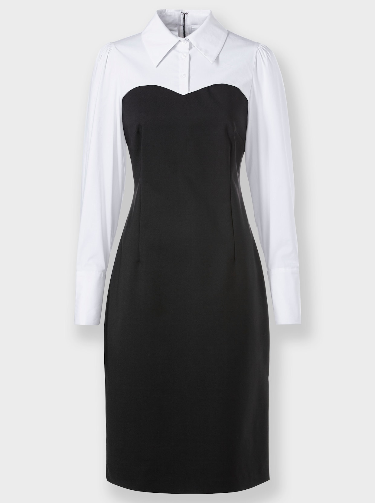 heine Robe fourreau - noir-blanc