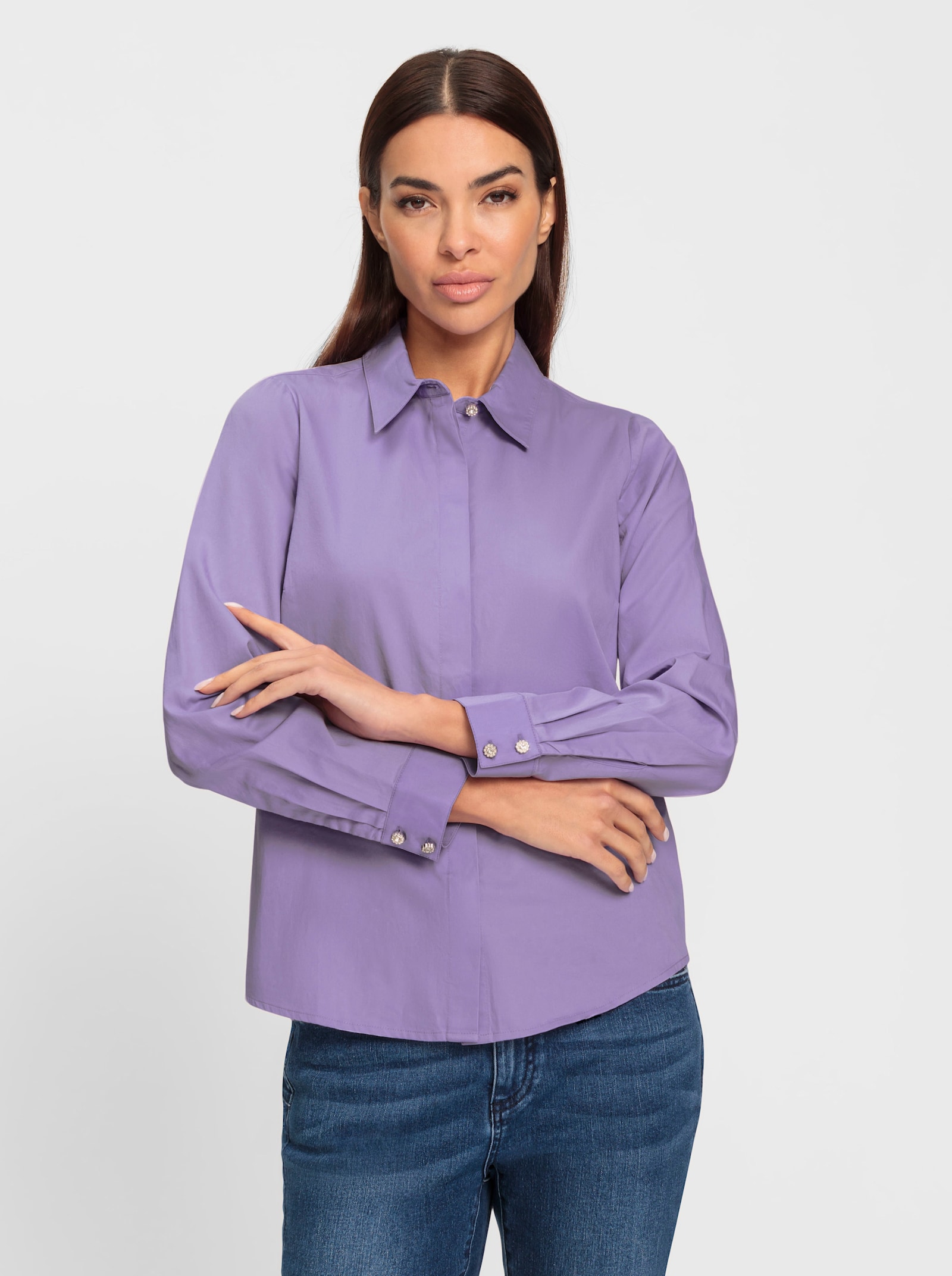 heine Bluse - lavendel