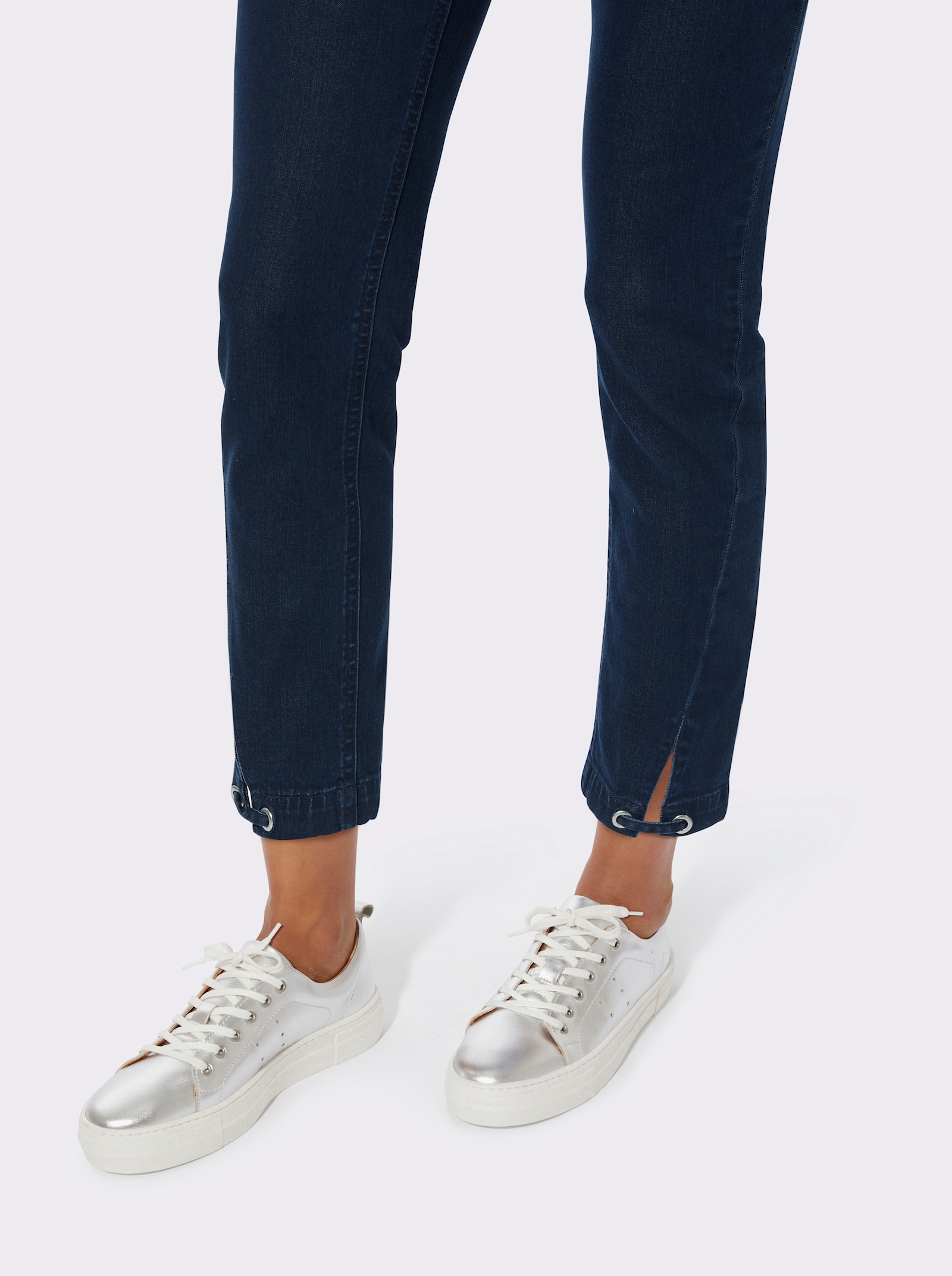 7/8-broek met katoen - dark-blue