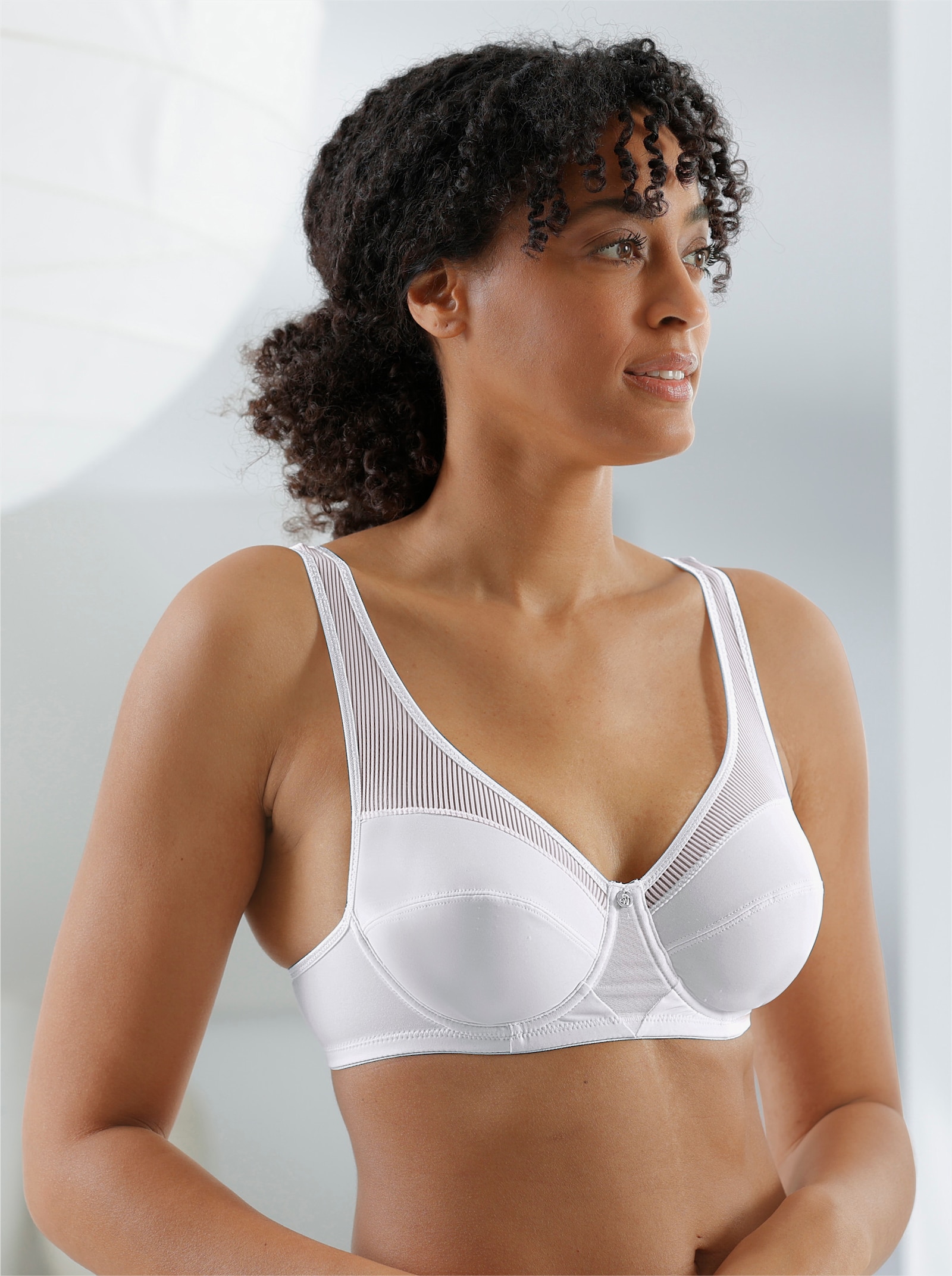 wäschepur Steunbeha met beugel - wit