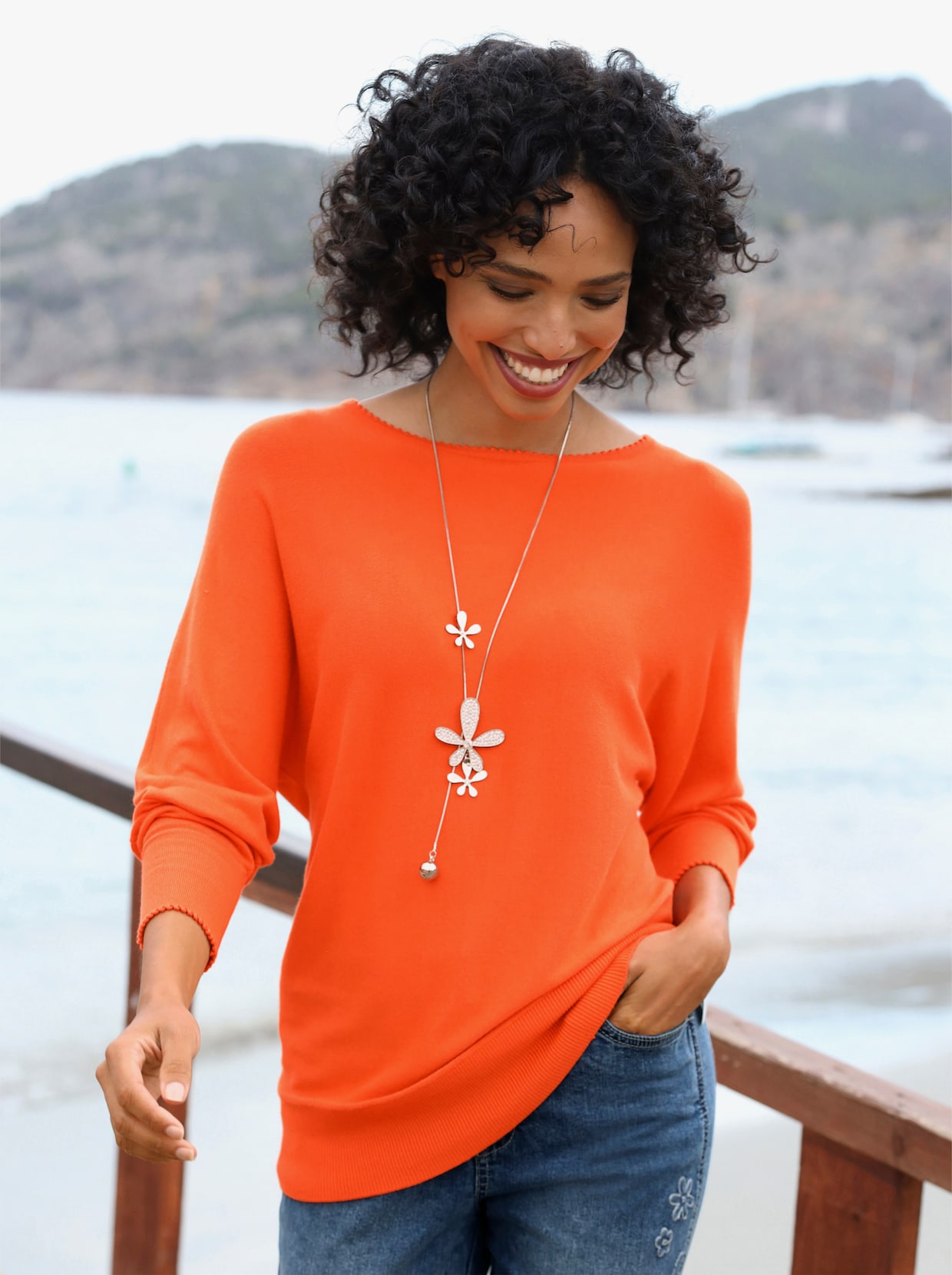heine Feinstrickpullover - orange