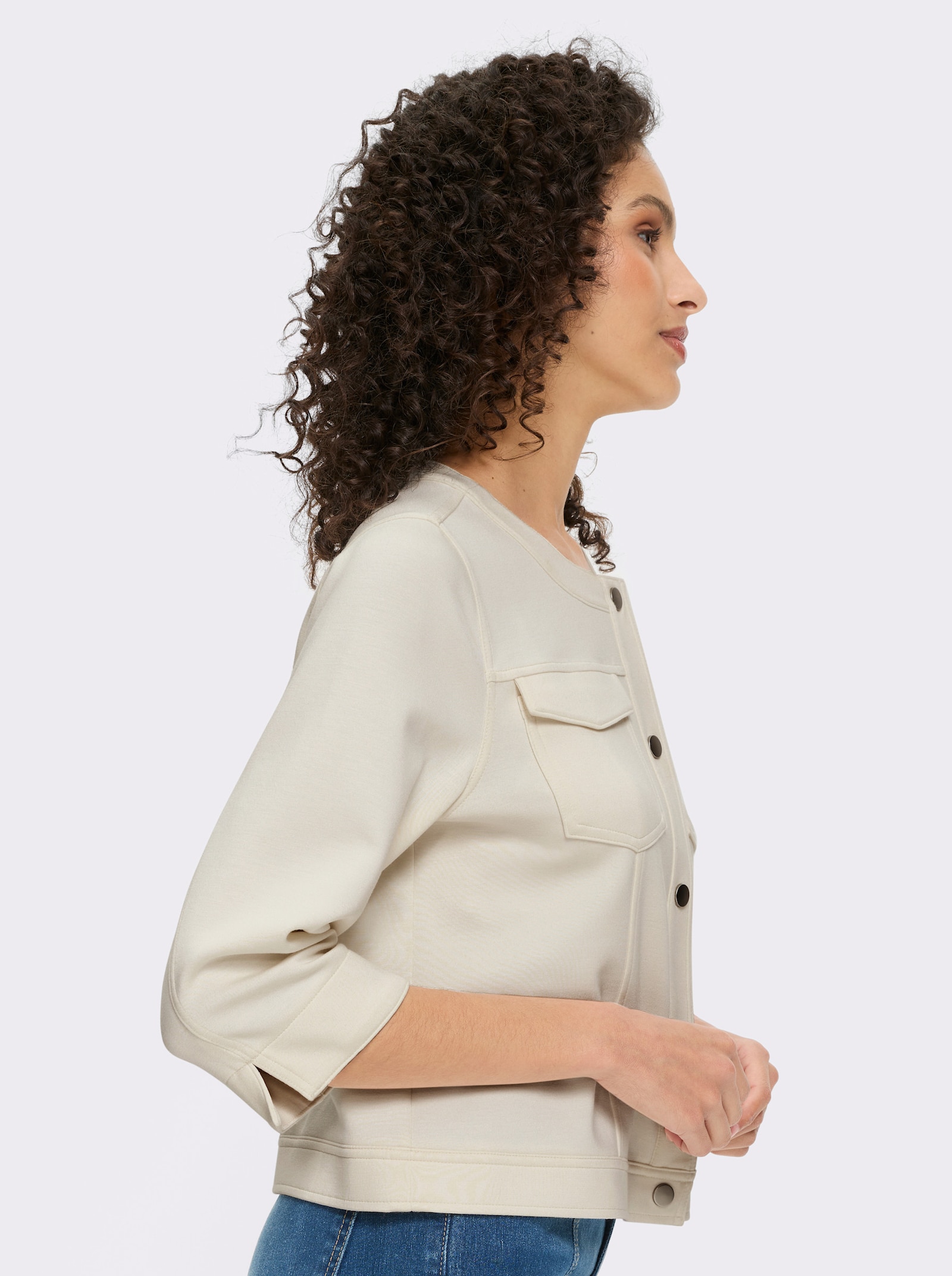 heine Shirtjacke - champagner