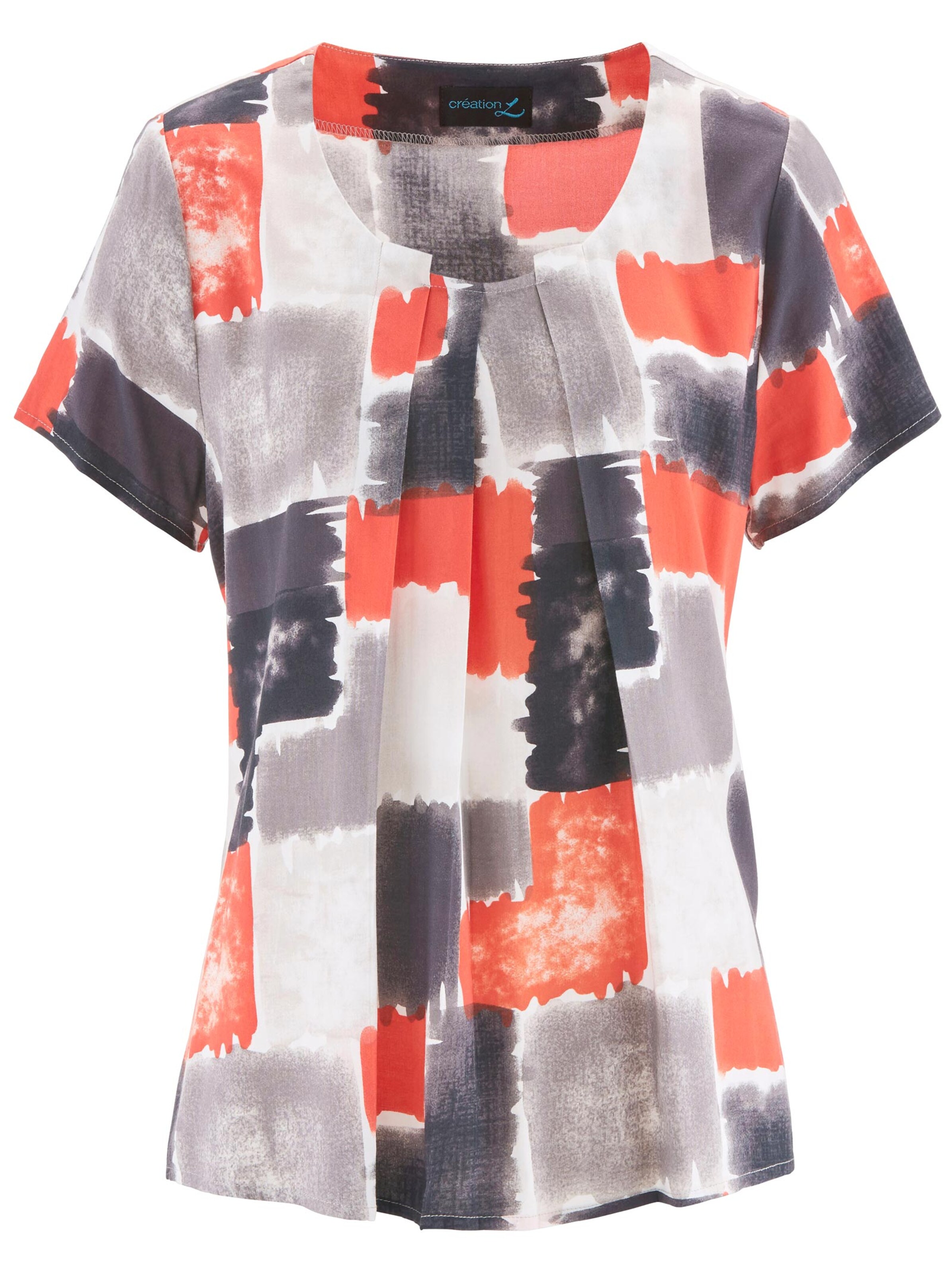 Blouse met korte mouwen