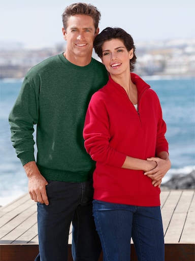 Fruit of the Loom Sweatshirt - tannengrün