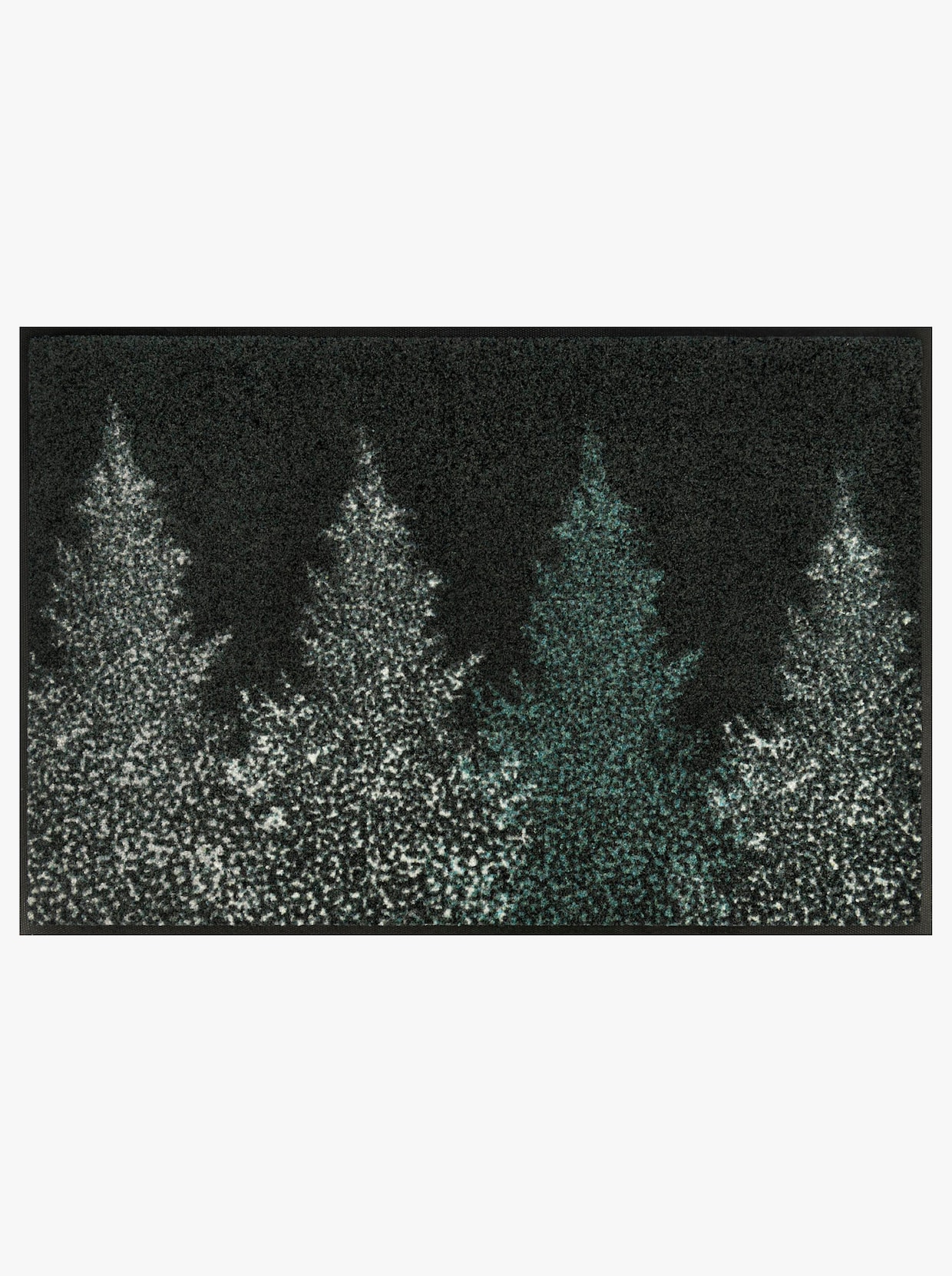 wash+dry by Kleen-Tex Fußmatte - grün-ecru