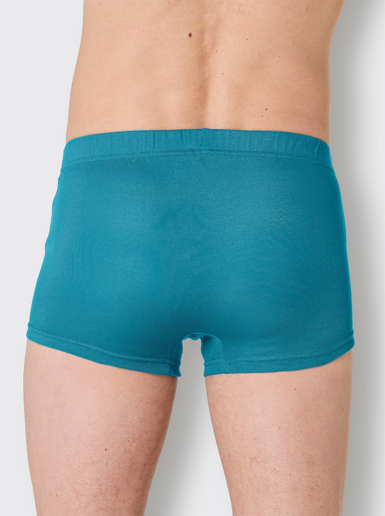 wäschepur men Broek - grijs gemêleerd/aquapetrol