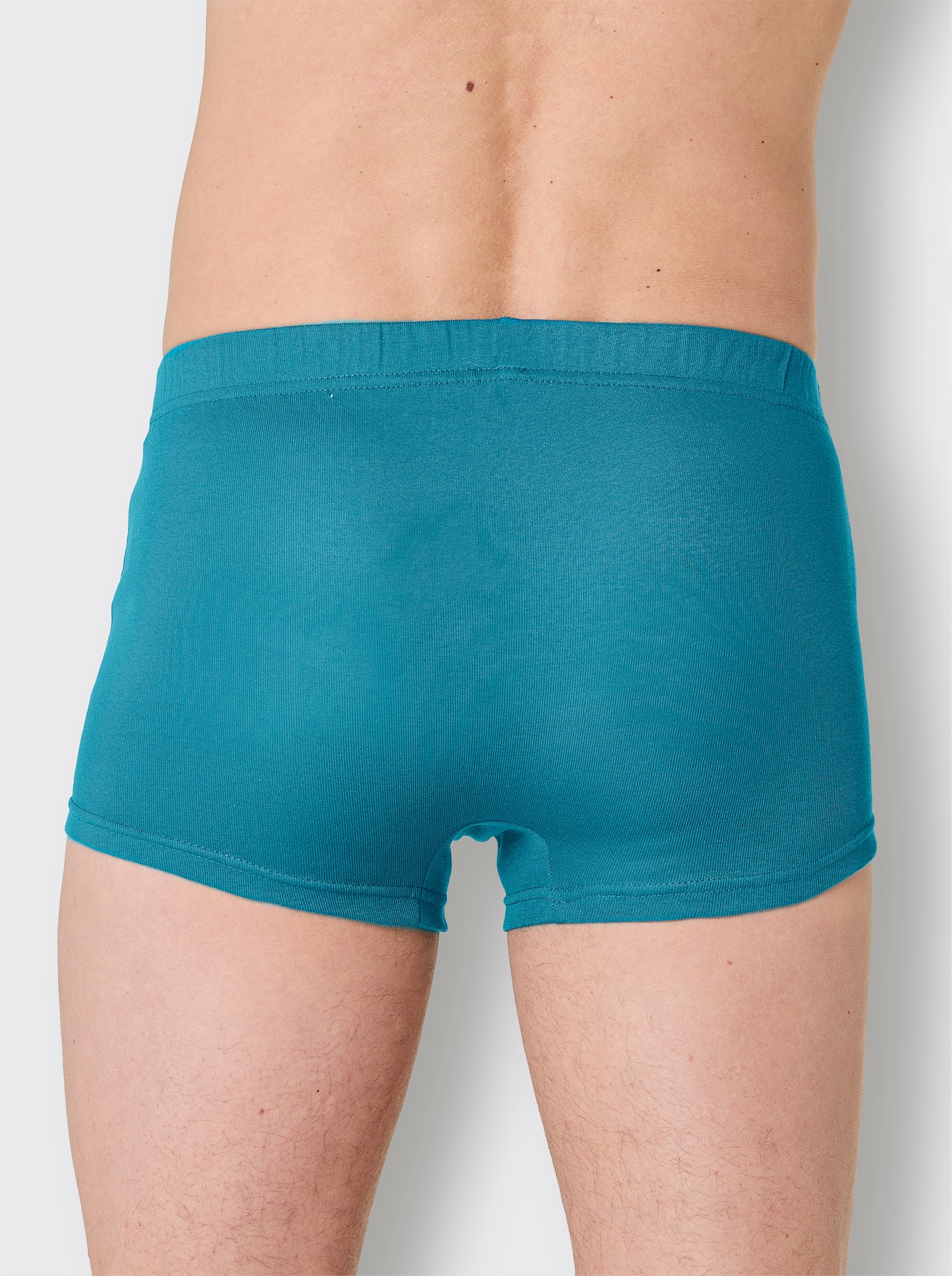 wäschepur men Pants - grau-meliert-aquapetrol