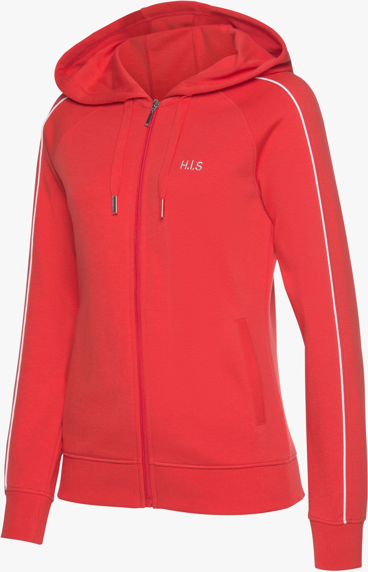 H.I.S Kapuzensweatjacke - rot