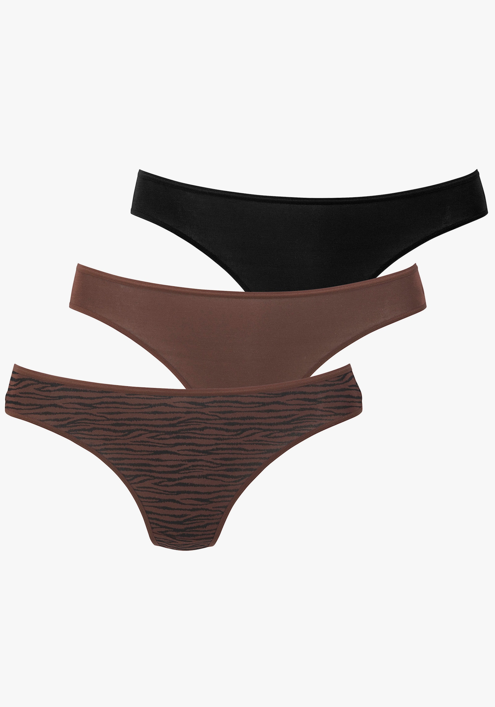 LASCANA String - braun, schwarz