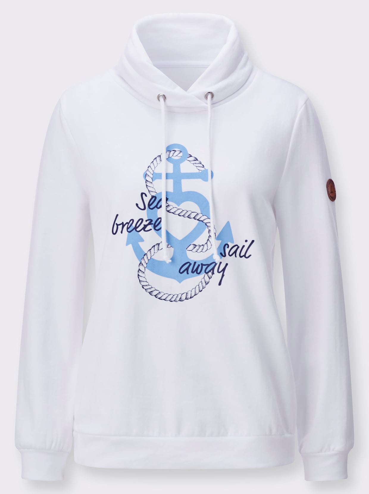 Sweatshirt - weiß